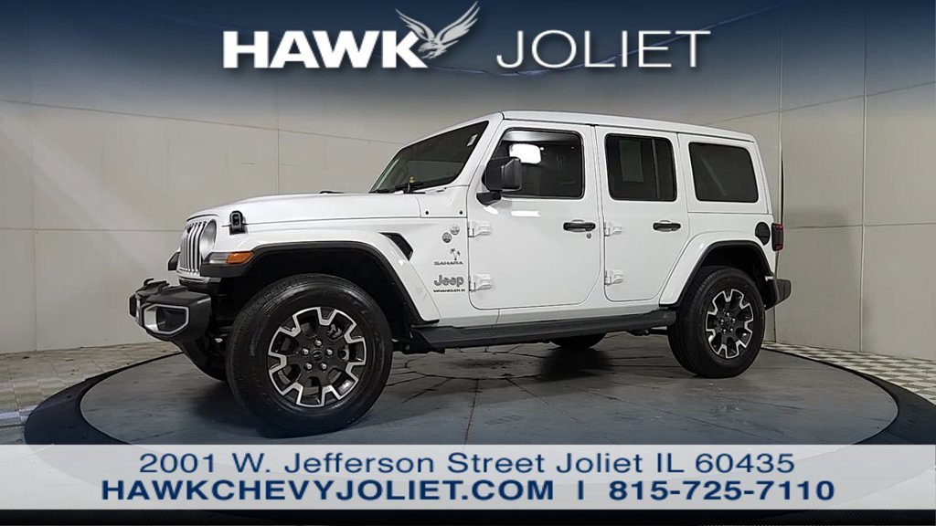 Used 2024 White Jeep Sahara image 3