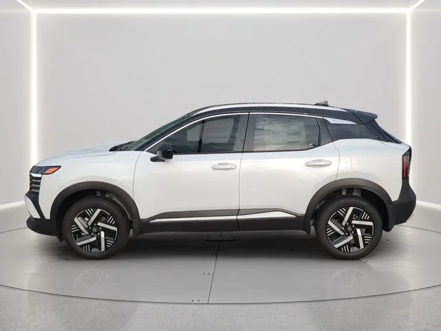 New 2026 Aspen White TriCoat / Super Black Two-tone Nissan SV image 3