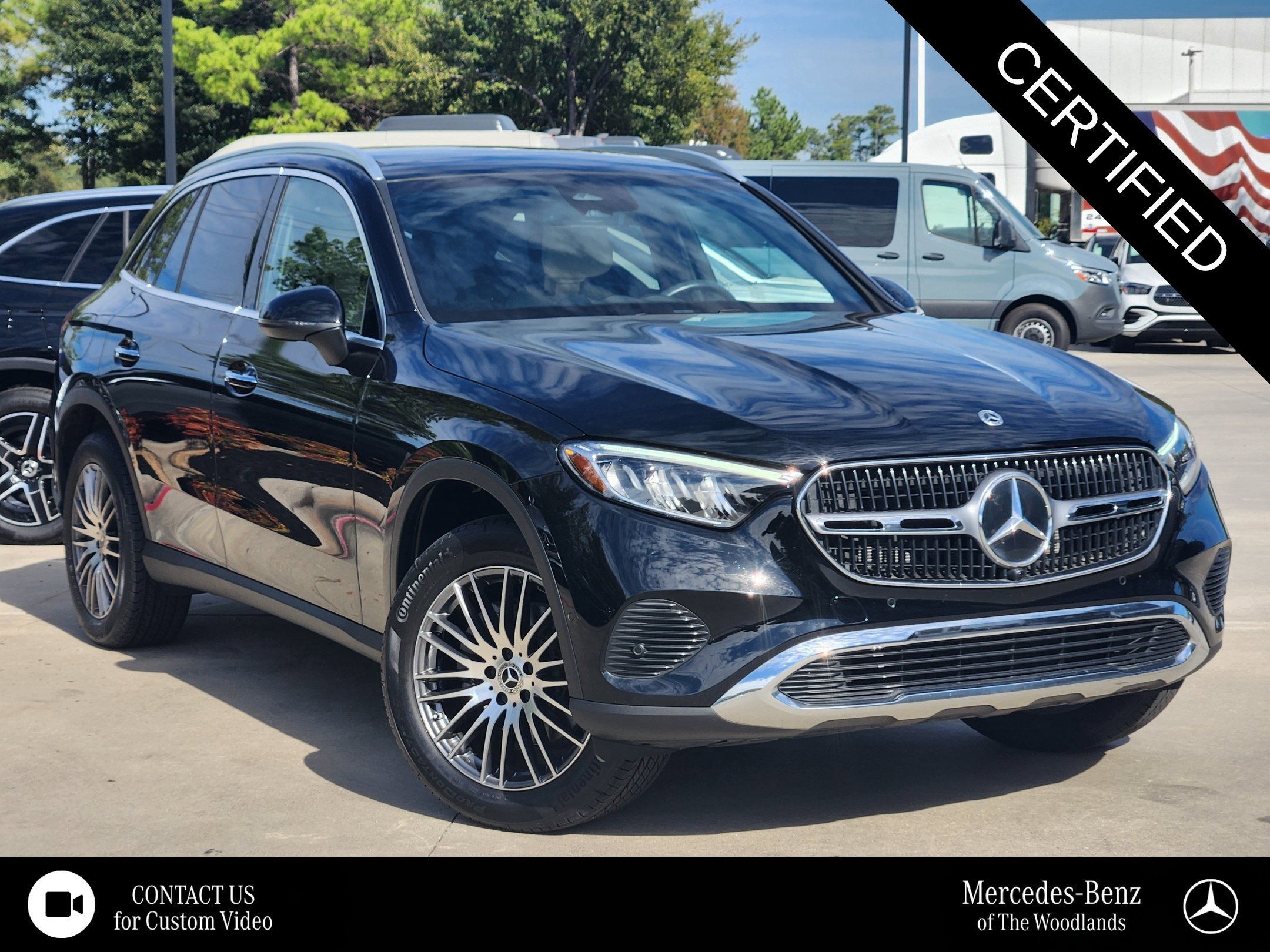 Certified Used 2024 Black Mercedes-Benz GLC 300 image 1