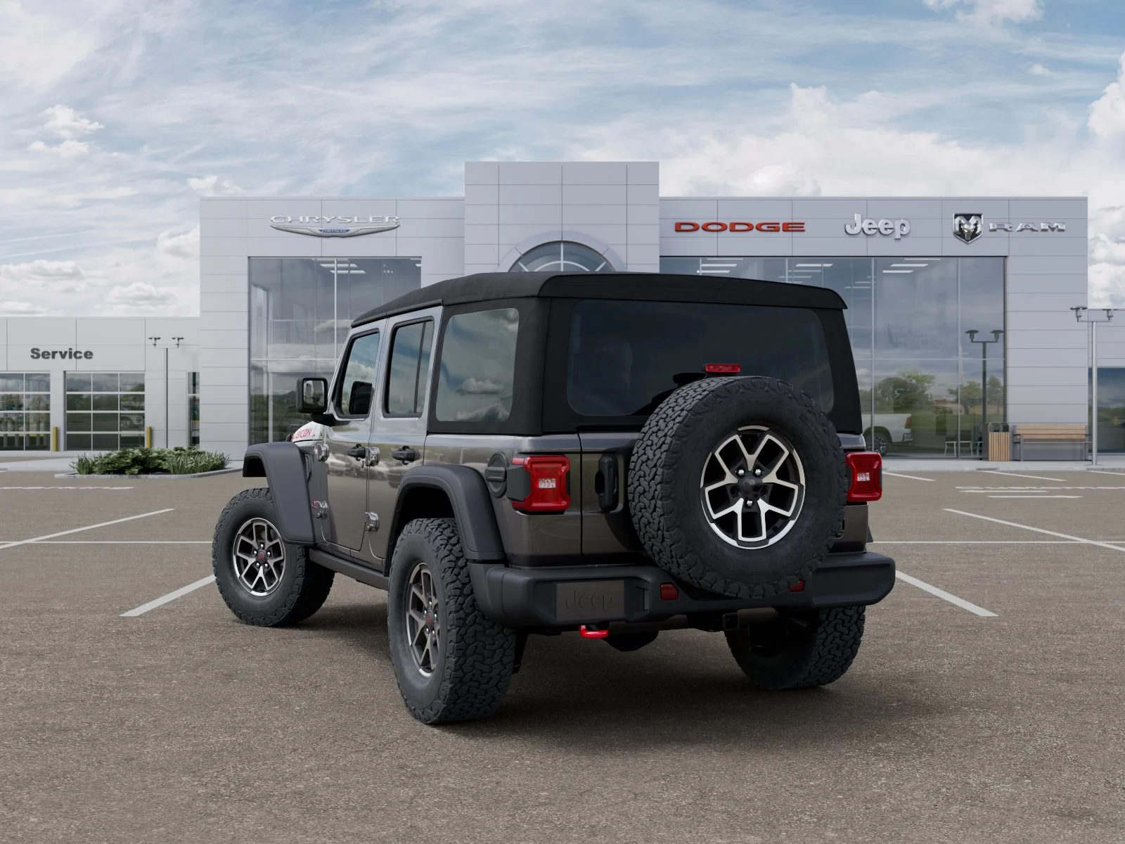 New 2026 Granite Crystal Metallic Clear-Coat Exterior Paint Jeep Rubicon image 33