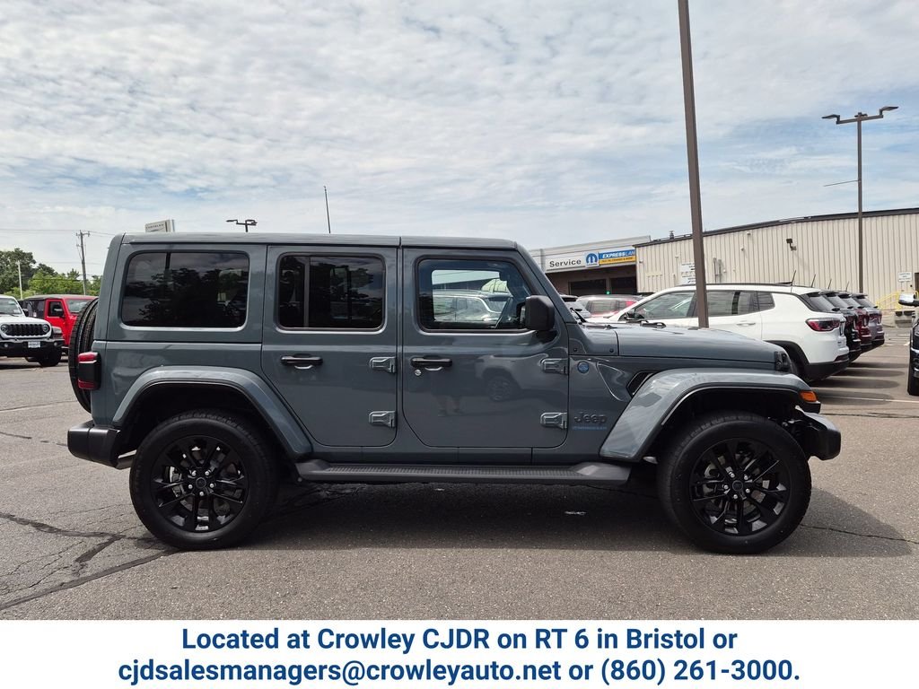 Certified Used 2025 Gray Jeep Sahara 4xe image 3