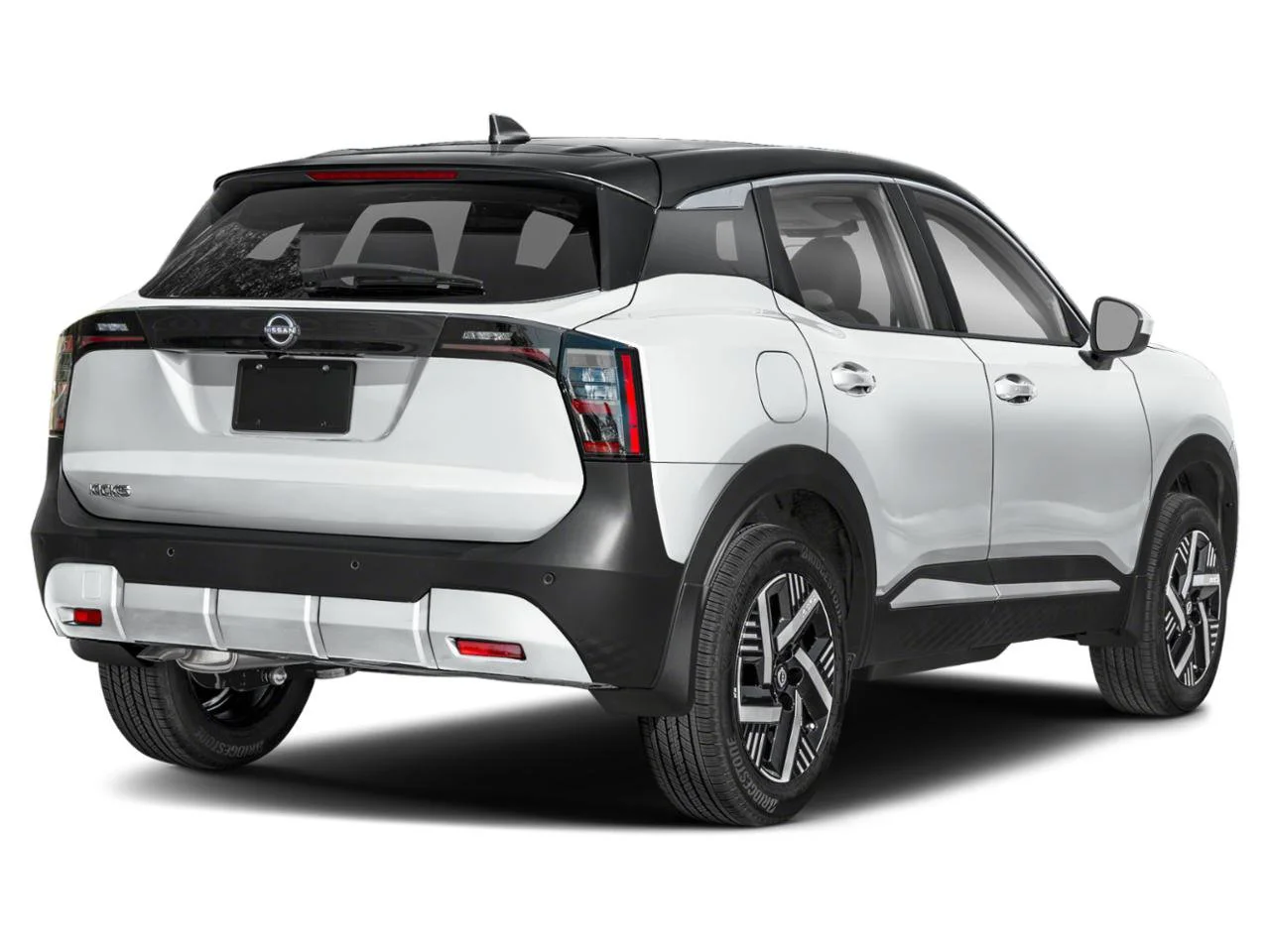 New 2026 Aspen White Tricoat/Super Black Nissan SV image 3