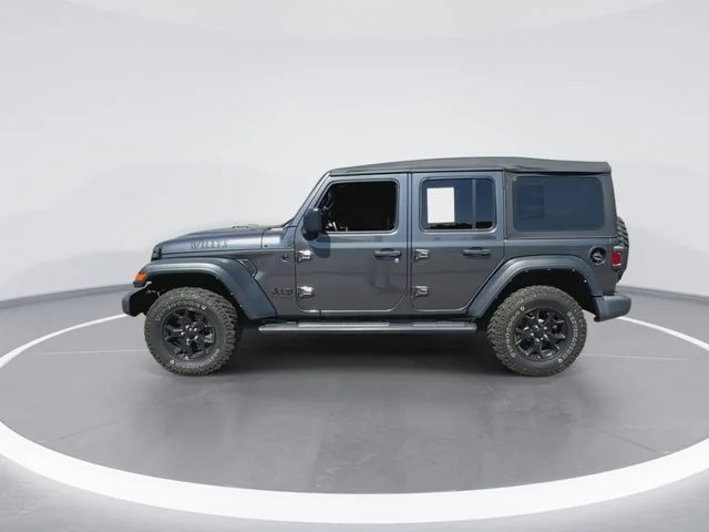 Used 2021 Gray Jeep Unlimited Willys image 7