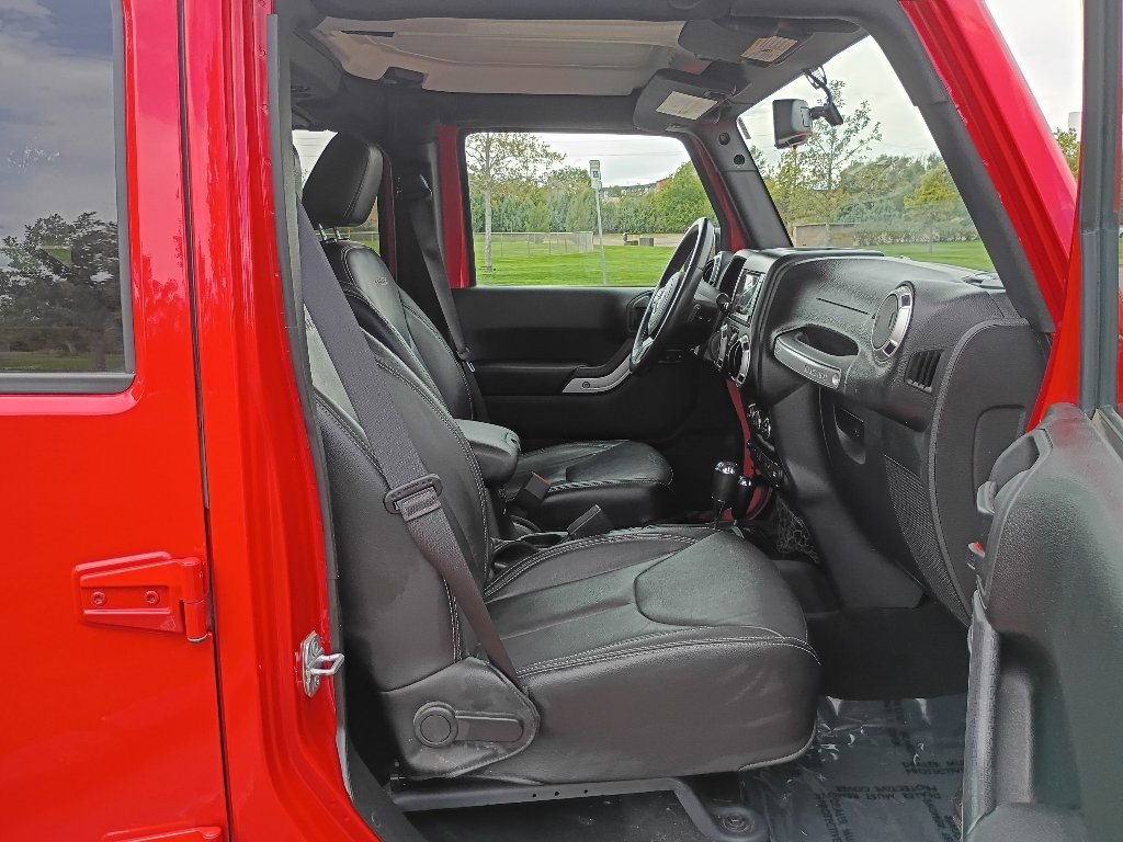 Used 2017 Firecracker Red Clearcoat Jeep Sahara image 11