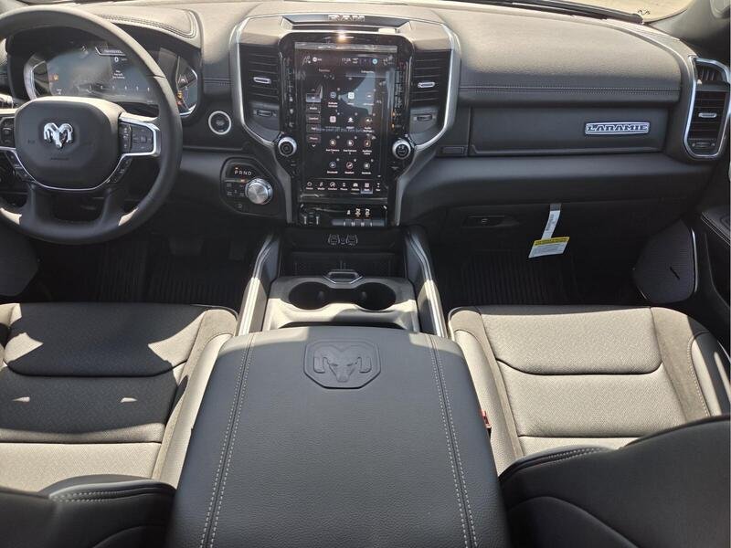 New 2027 Ivory White Tri-Coat Pearlcoat RAM LARAMIE 4X4 CREW CAB 5