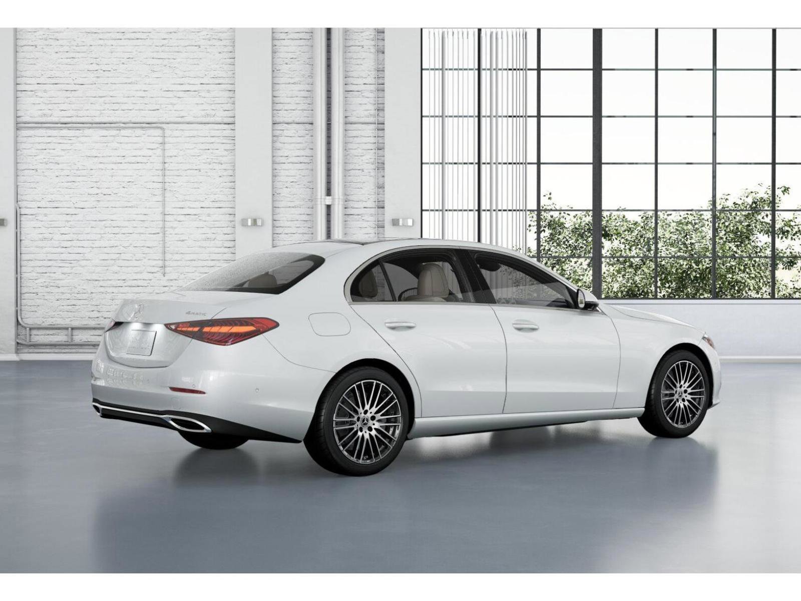 New 2026 MANUFAKTUR Moonlight White Metallic Mercedes-Benz C 300 4MATIC® Sedan image 20
