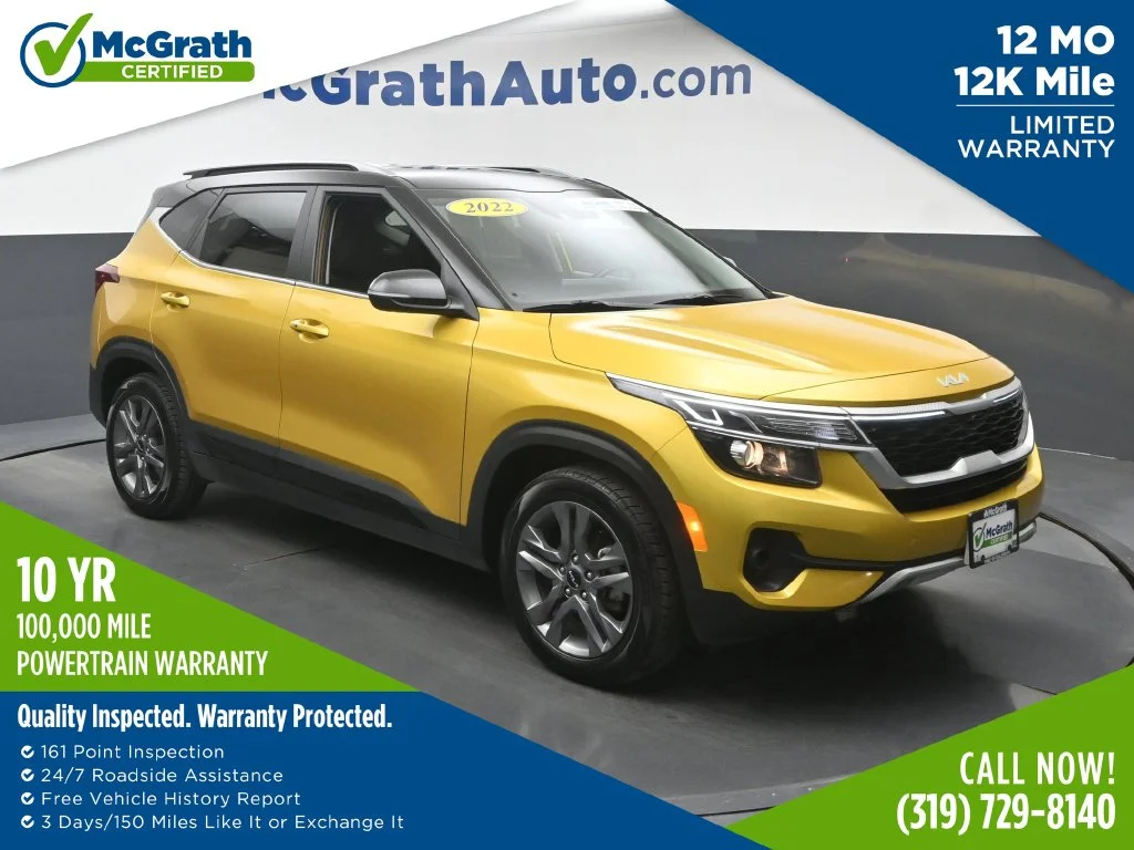 Used 2022 Yellow Kia S image 1