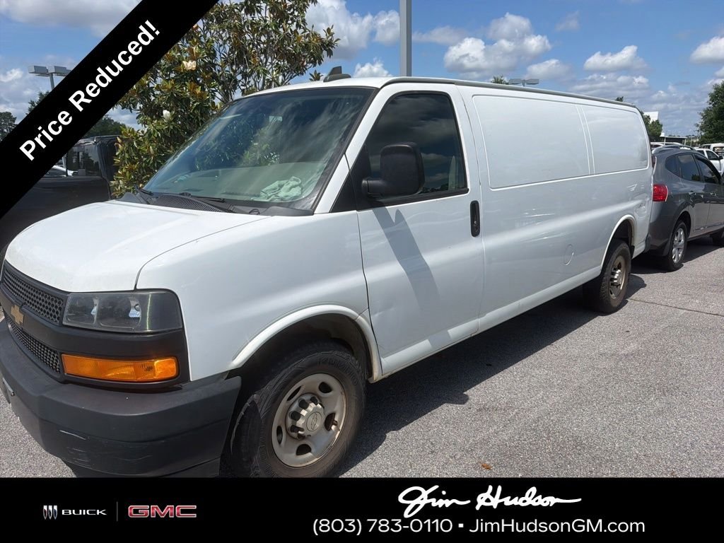Used 2021 White Chevrolet Work Van image 1