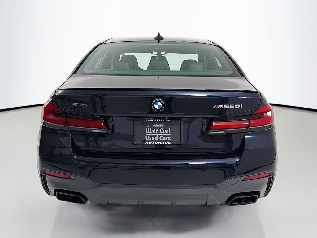 Used 2021 Carbon Black Metallic BMW M550i xDrive image 6