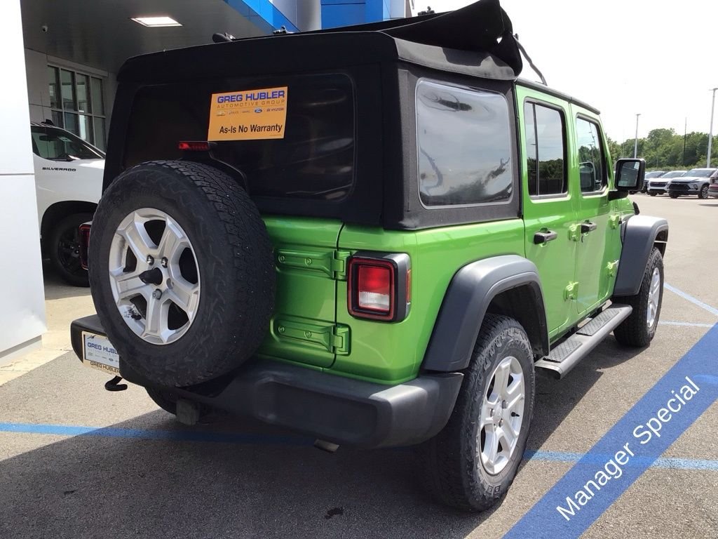 Used 2018 Green Jeep Unlimited Sport S image 8