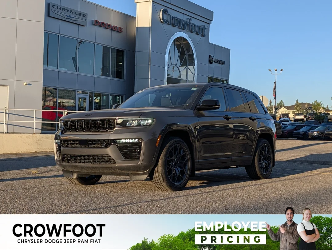 New 2026 Grey Jeep Summit - - 4x4 - Advanced ProTech Group IV - Palermo Leather Seats - Head-Up Display & More! image 1