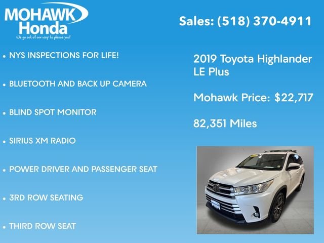 Used 2019 Blizzard Pearl Toyota LE Plus image 7