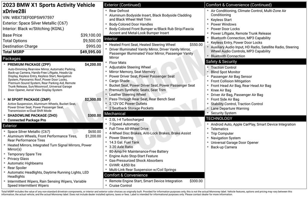 Certified Used 2023 Silver BMW xDrive28i image 7