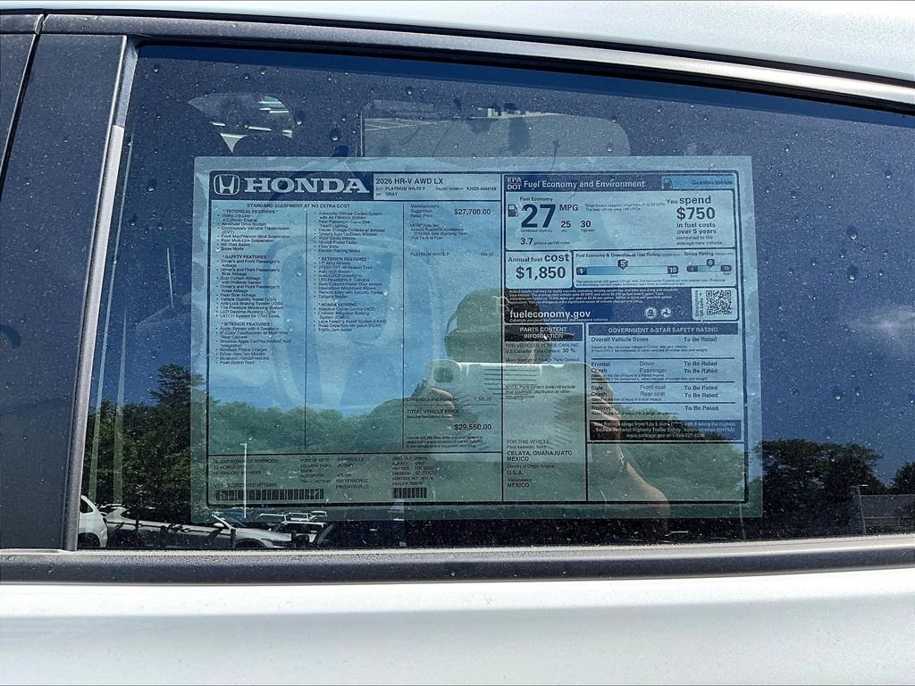 2026 Honda HR-V LX - Photo 18