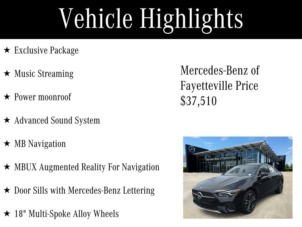 Certified Used 2025 Black Mercedes-Benz CLA 250 image 6