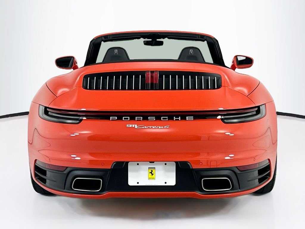 Used 2021 Lava Orange Porsche Carrera image 6