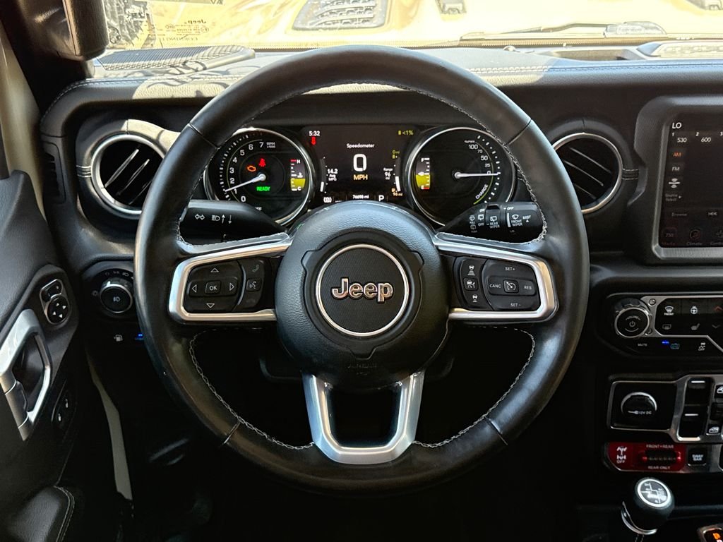 Used 2022 Beige Jeep Unlimited Rubicon 4xe image 13