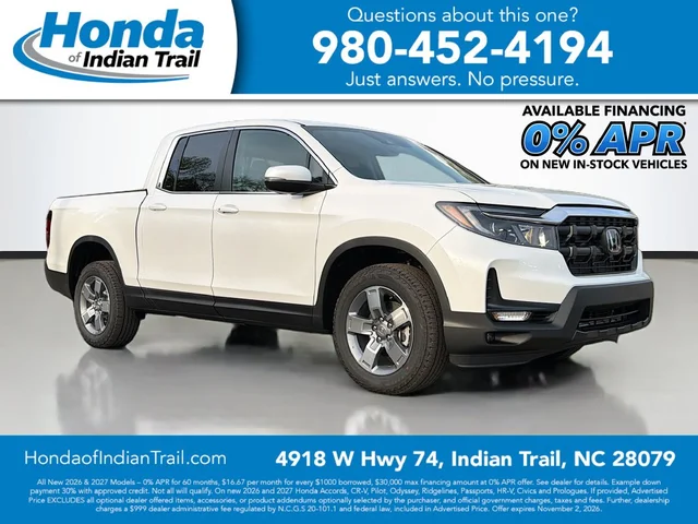 2026 Honda Ridgeline RTL