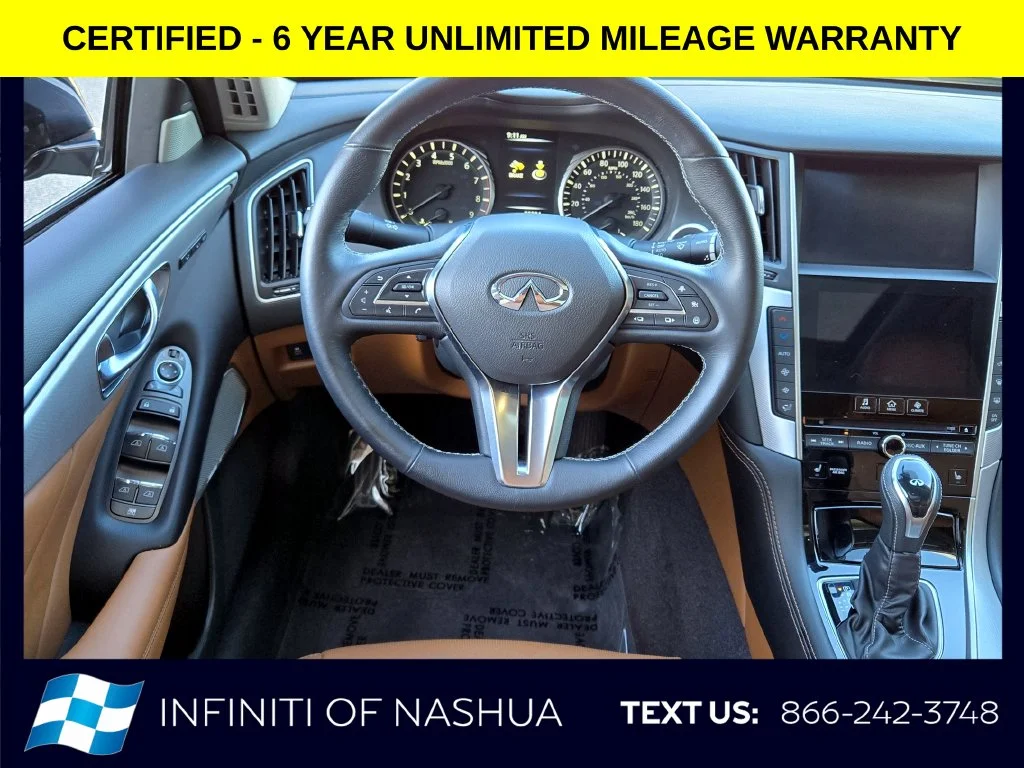 Certified Used 2024 Black INFINITI LUXE image 10