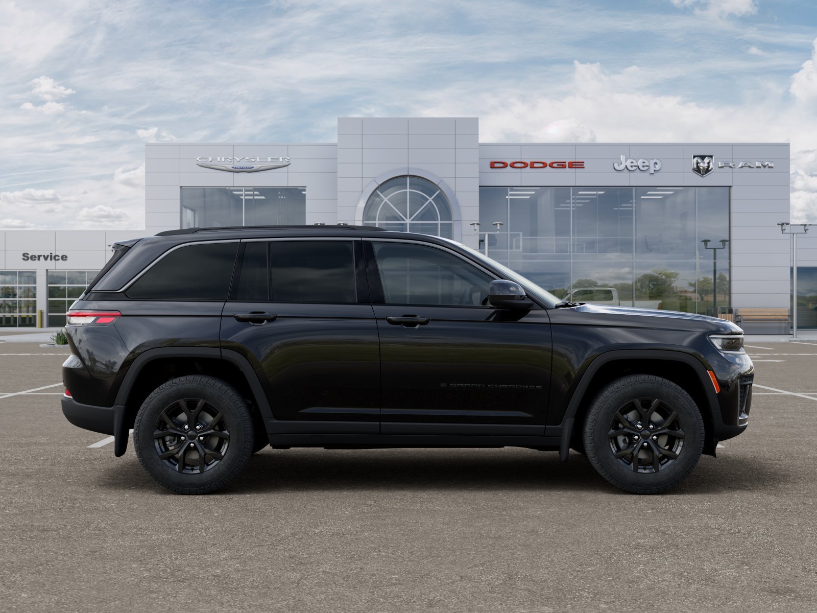 New 2026 Diamond Black Crystal Pearl-Coat Exterior Paint Jeep Altitude image 47