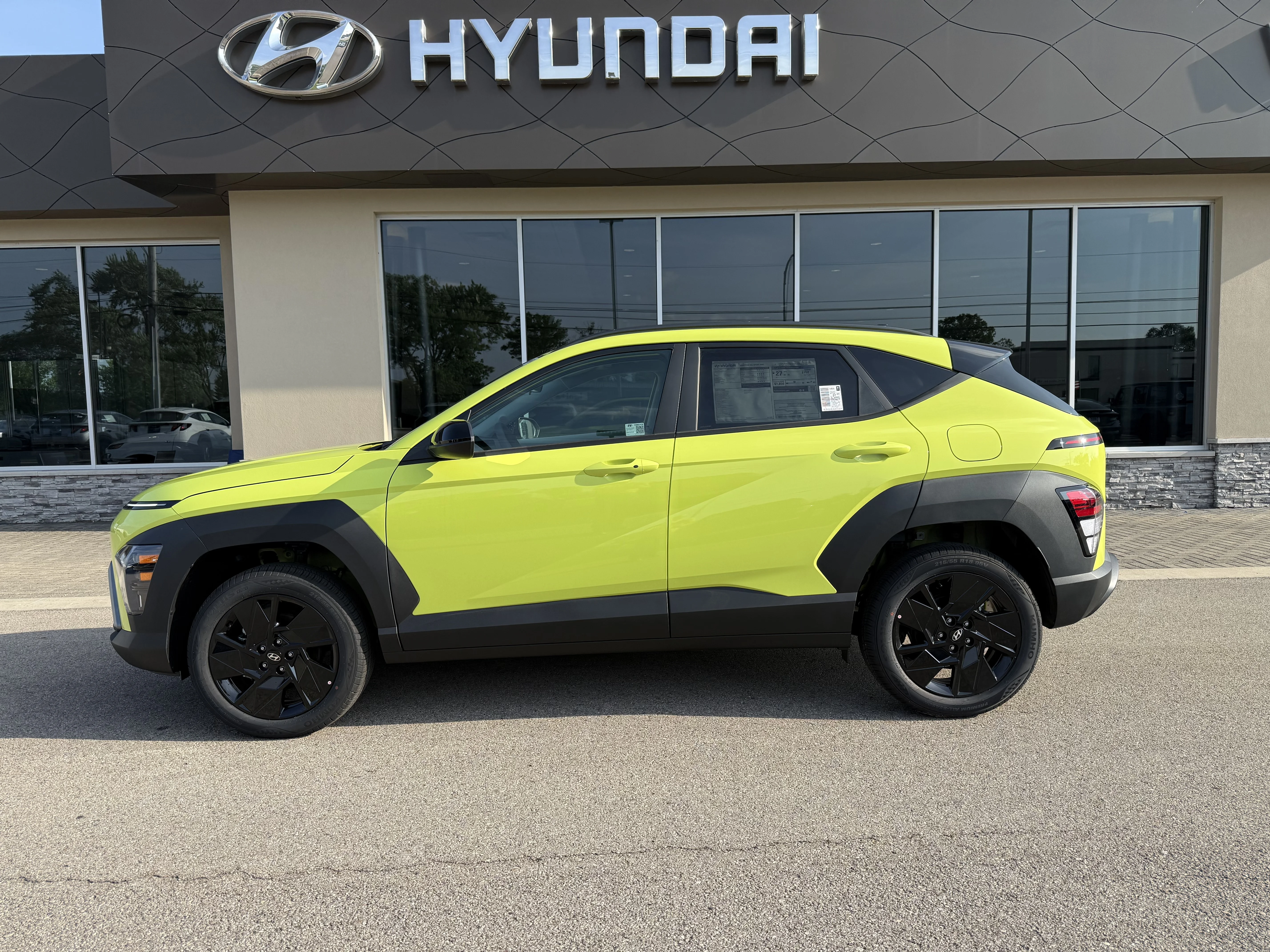New 2026 Neoteric Yellow Hyundai SEL Sport image 2