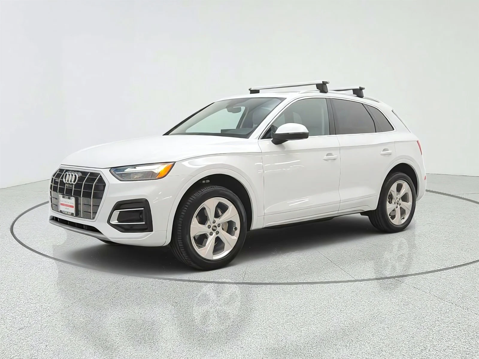 Used 2021 Glacier White Metallic Audi Premium Plus 45 TFSI quattro image 1