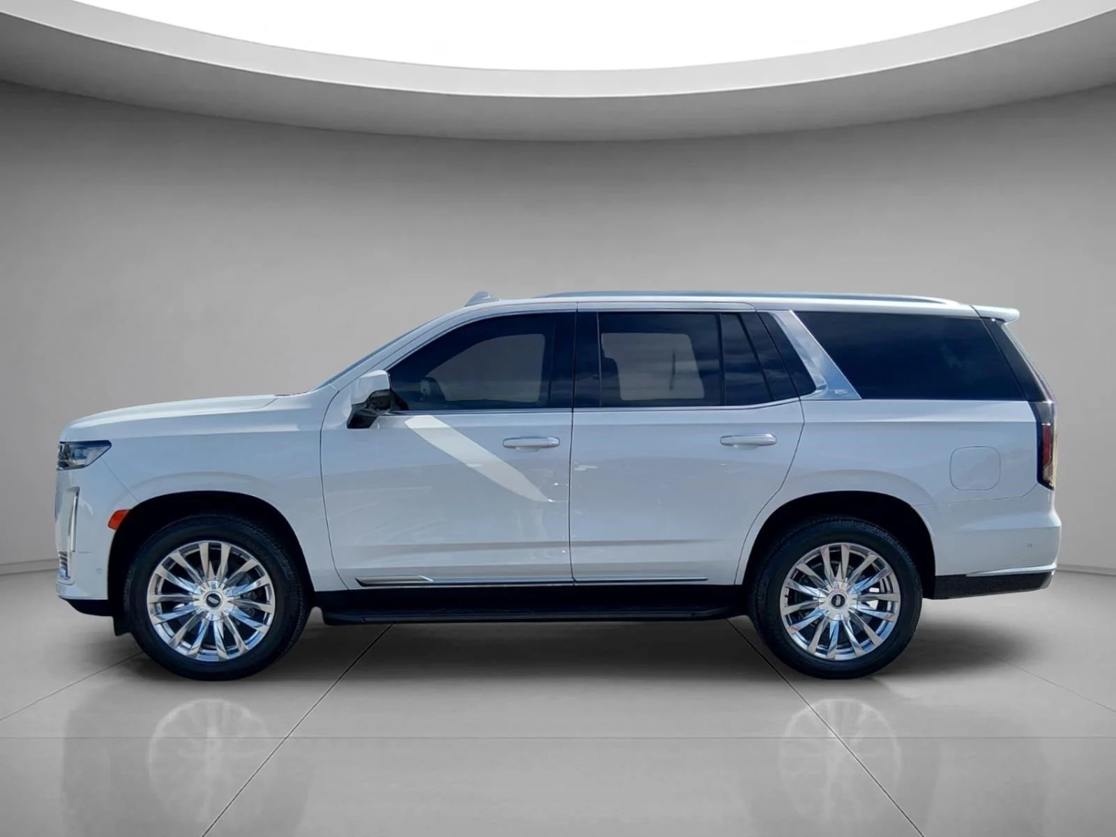 Used 2023 Crystal White Tricoat Cadillac 4WD Premium Luxury image 2