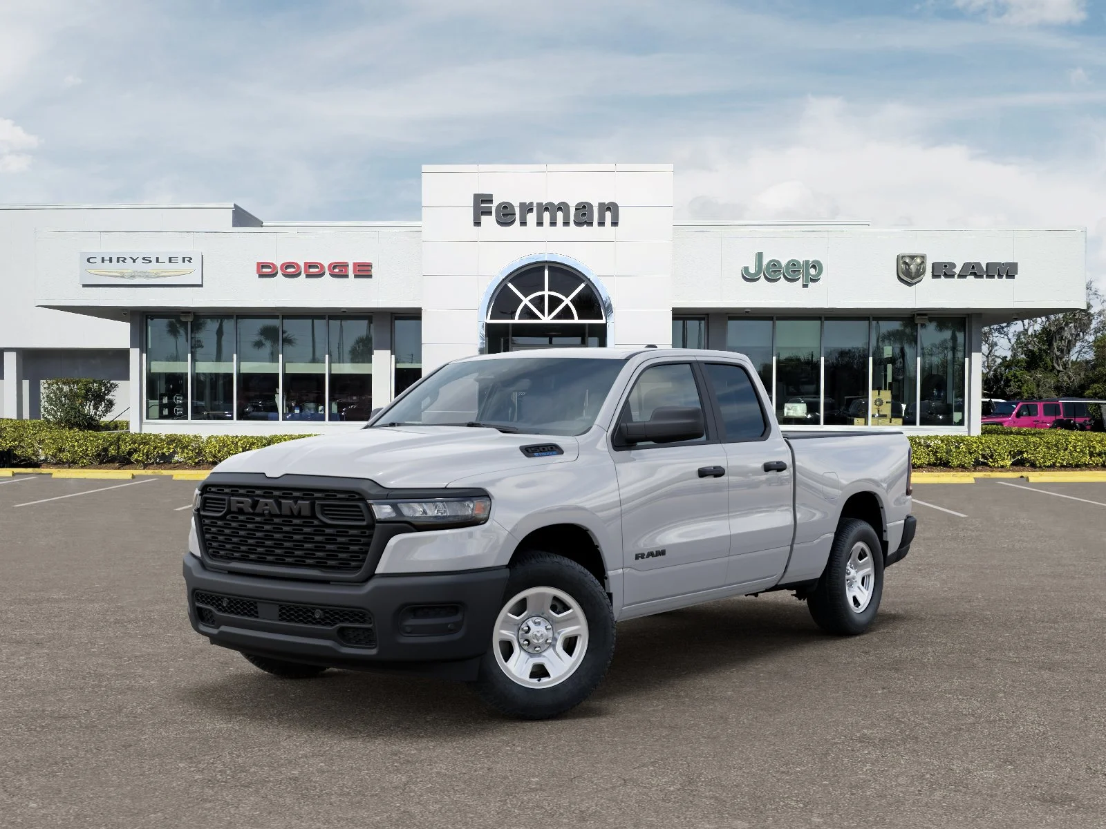 New 2026 Bright White Clear-Coat Exterior Paint RAM Tradesman image 2