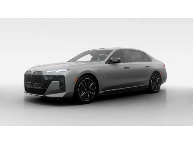 New 2026 Frozen Pure Grey Metallic BMW 750e xDrive image 1