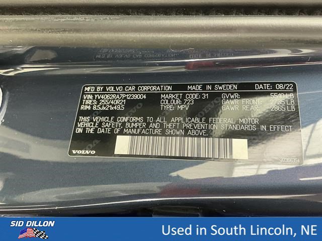 Used 2023 Denim Blue Metallic Volvo Ultimate Bright Theme image 15