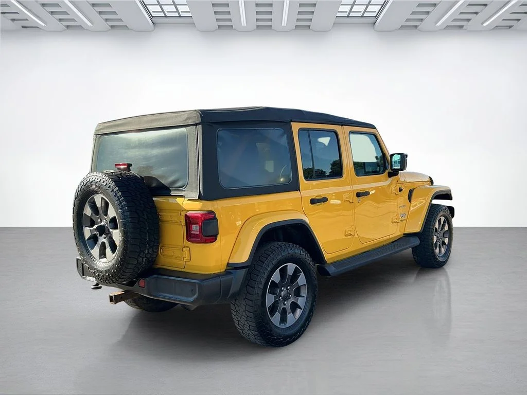 Used 2018 Yellow Jeep Unlimited Sahara image 5