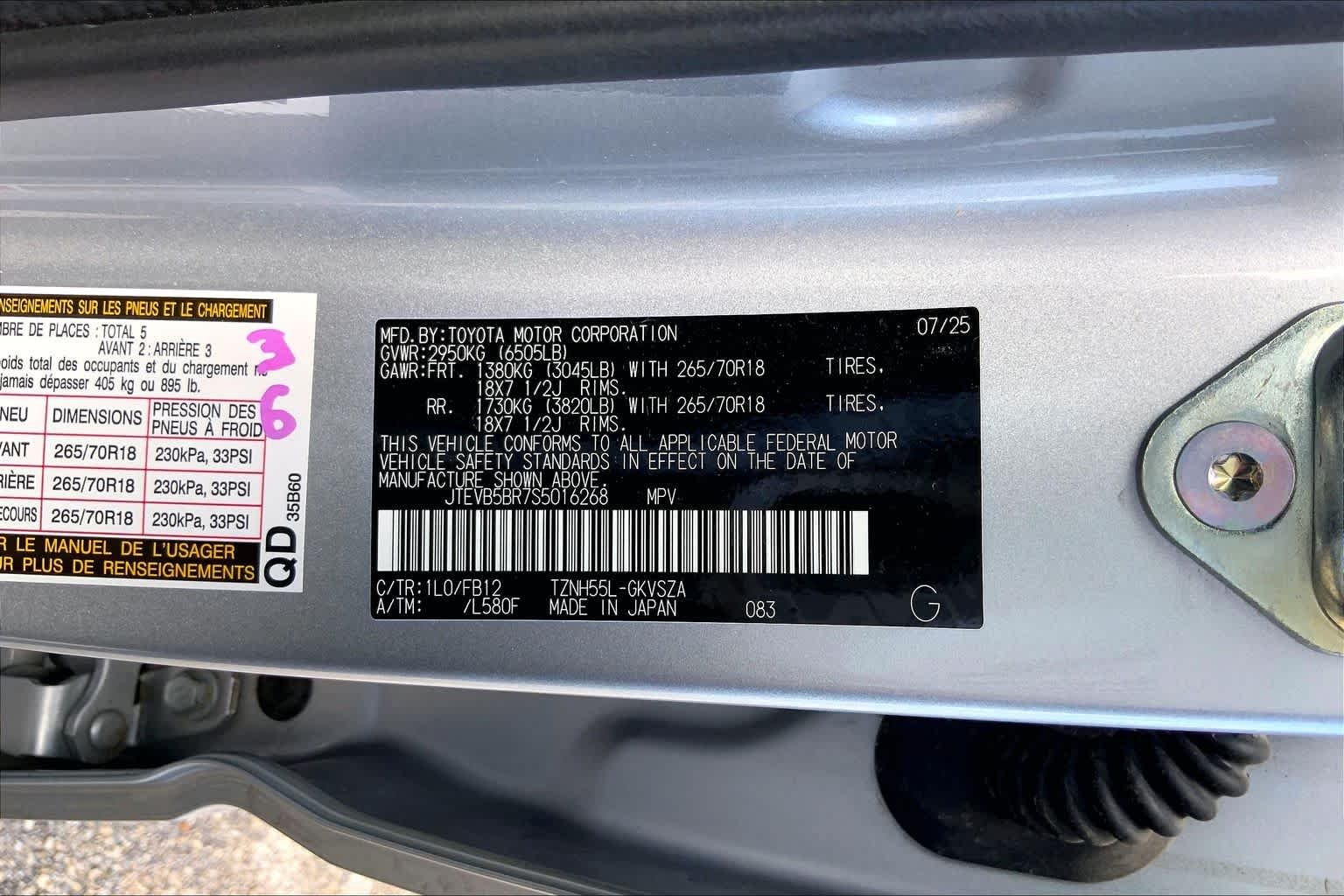 Used 2025 Cutting Edge Toyota Hybrid TRD Off Road image 36