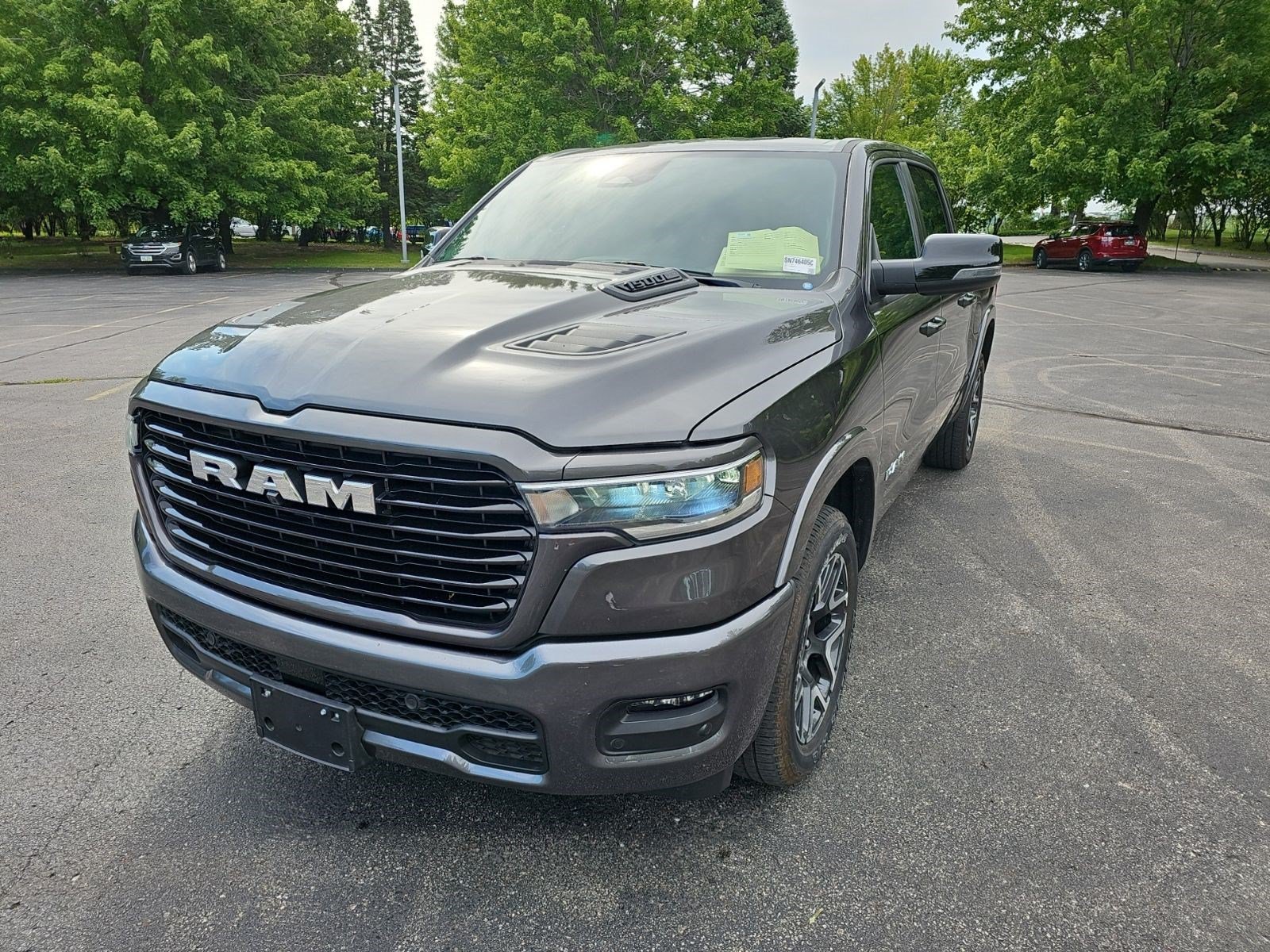 Certified Used 2025 Granite Crystal Metallic Clearcoat Ram Laramie image 2