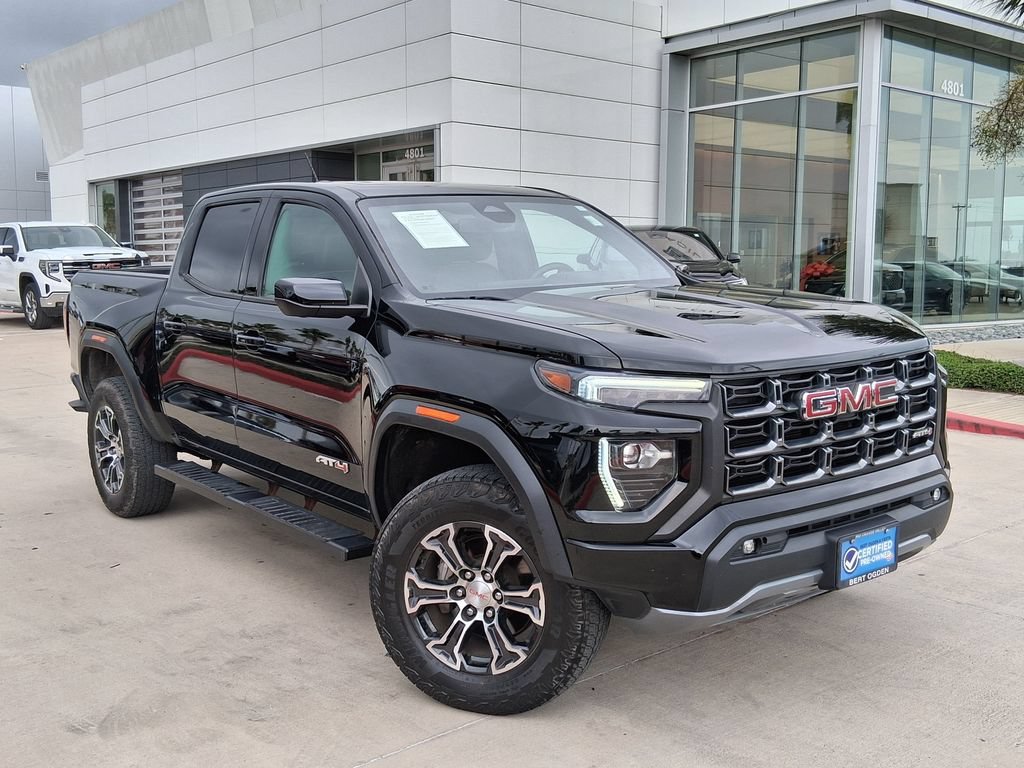 Used 2023 Onyx Black GMC AT4 image 1