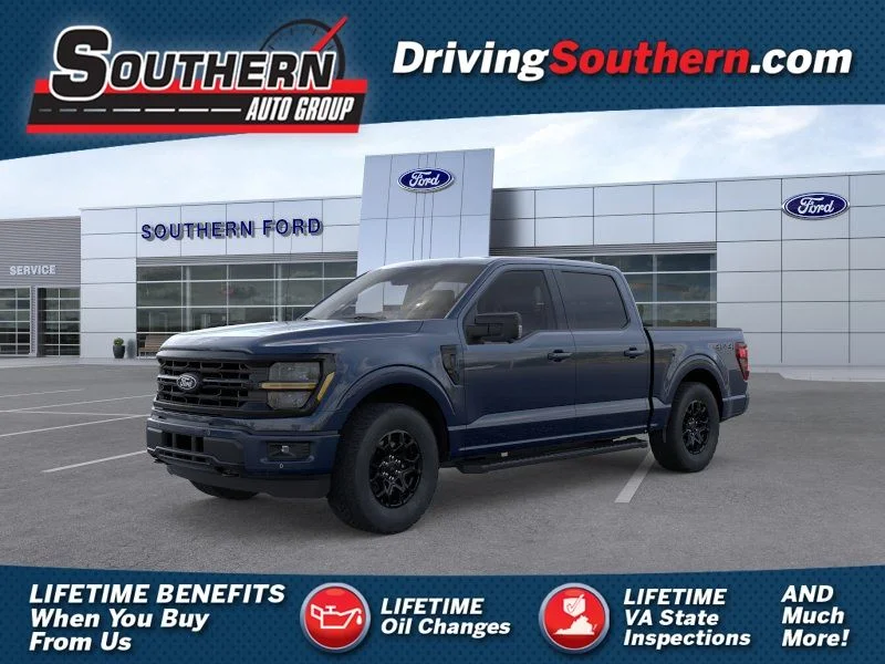 New 2026 Antimatter Blue Metallic Ford XLT image 1
