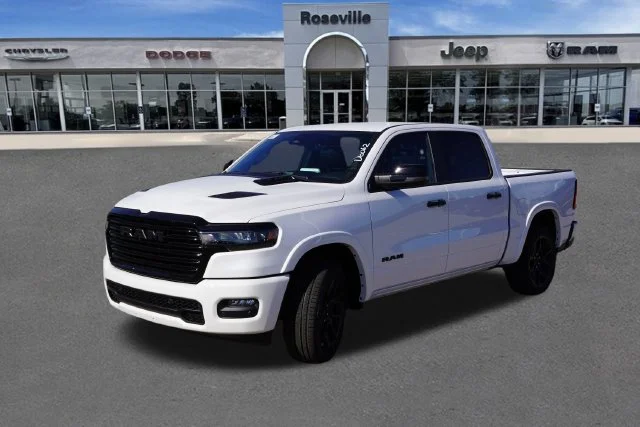 New 2026 Ivory White Tri-Coat Pearl-Coat Exterior Paint RAM Laramie image 7