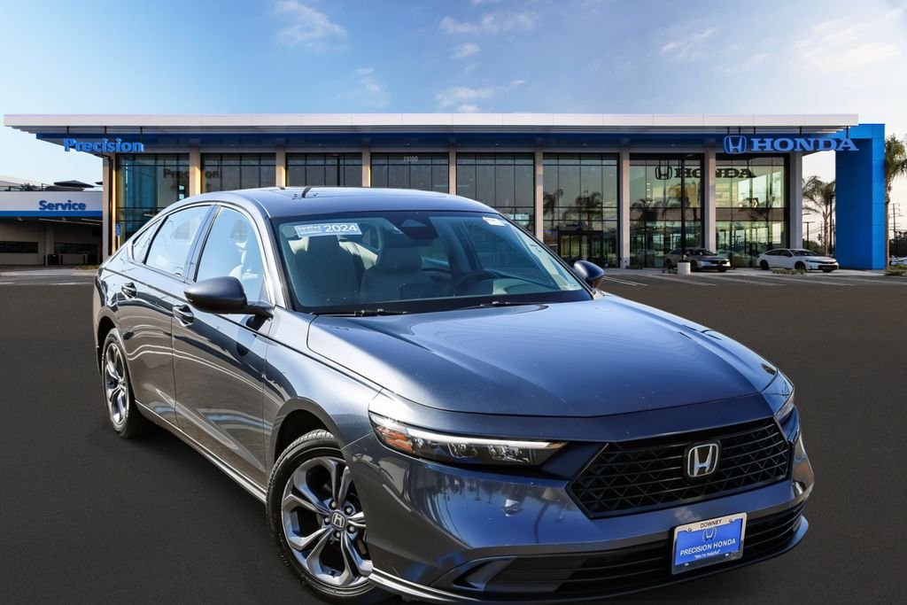 Certified Used 2024 Meteorite Gray Metallic Honda 1.5T EX image 1