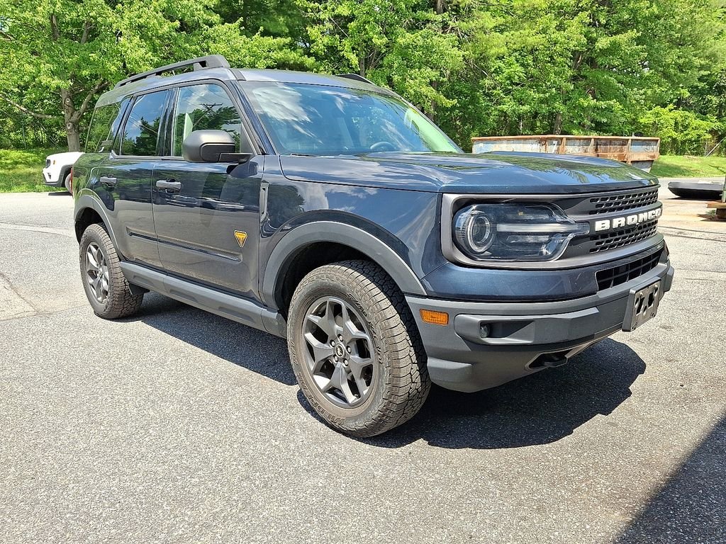 Used 2021 Blue Ford Badlands image 1