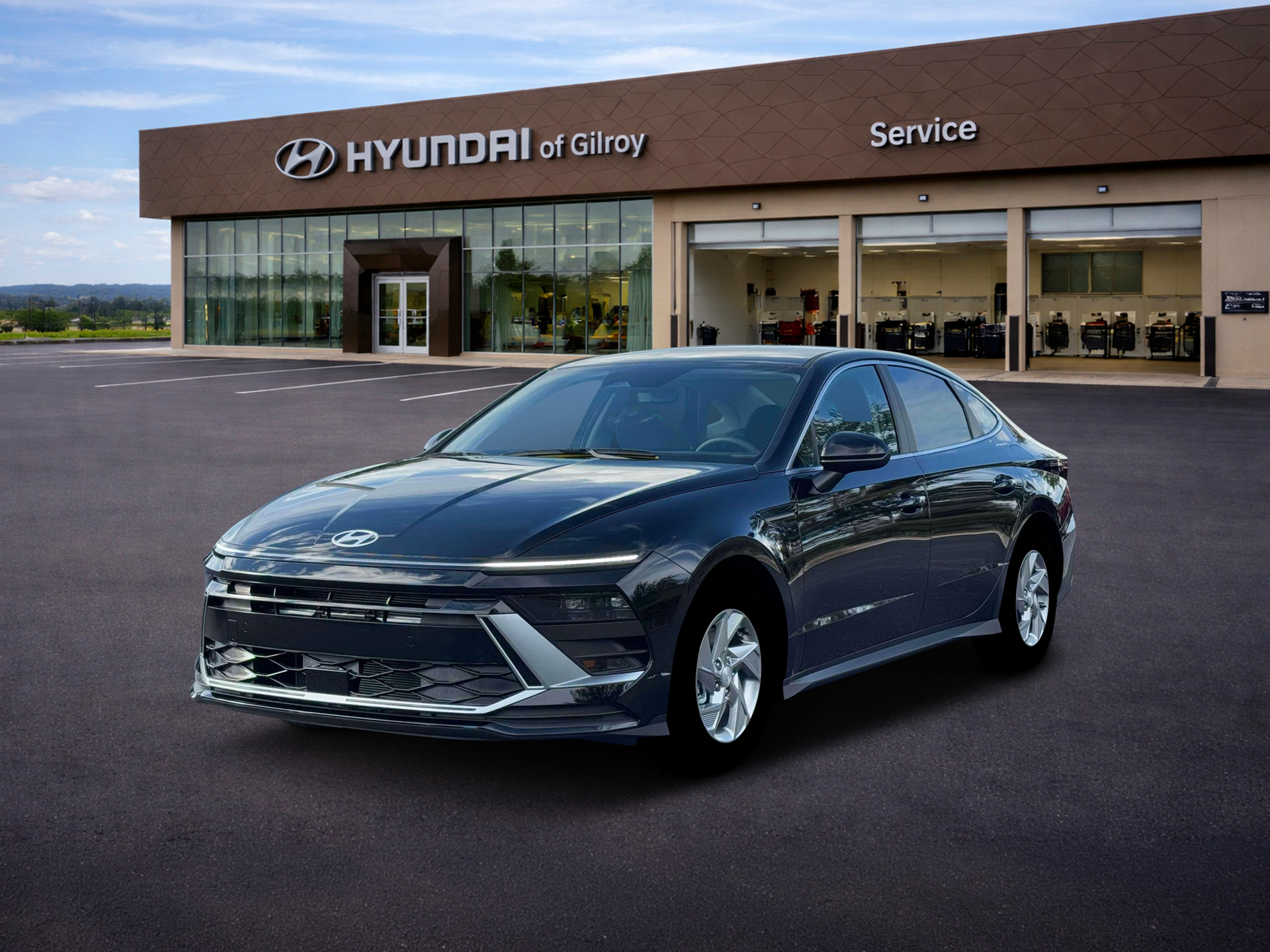New 2026 Black Hyundai SE image 1