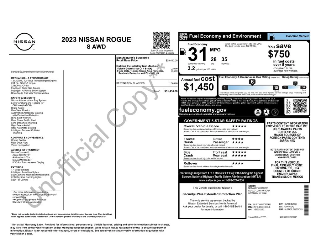Used 2023 Black Nissan S image 17