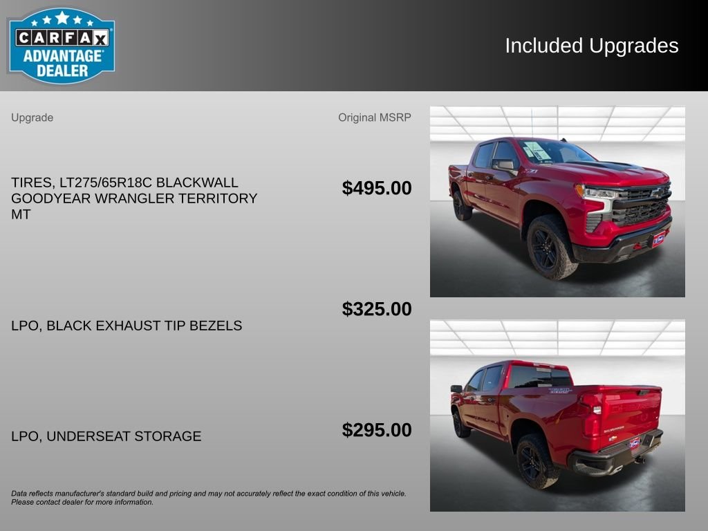Used 2025 Radiant Red Tintcoat Chevrolet LT Trail Boss image 6