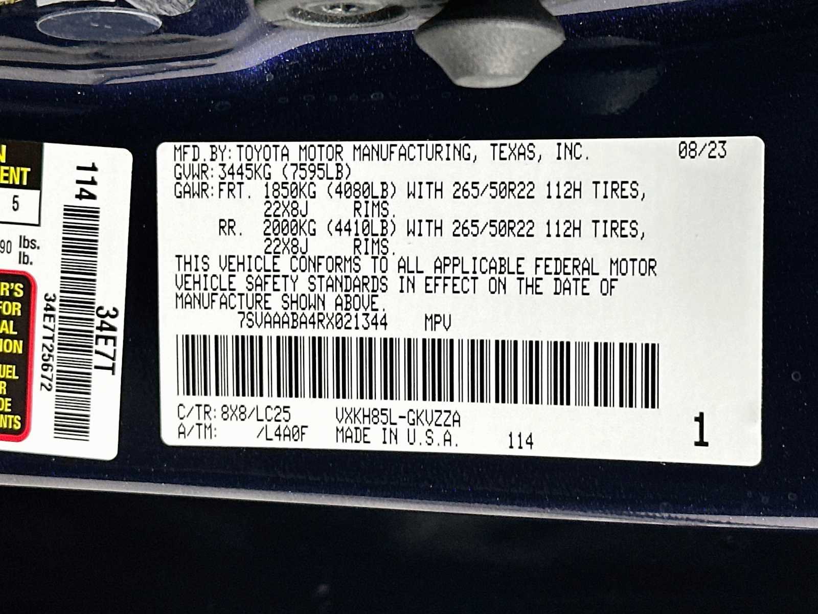 Used 2024 Blueprint Toyota Capstone image 33