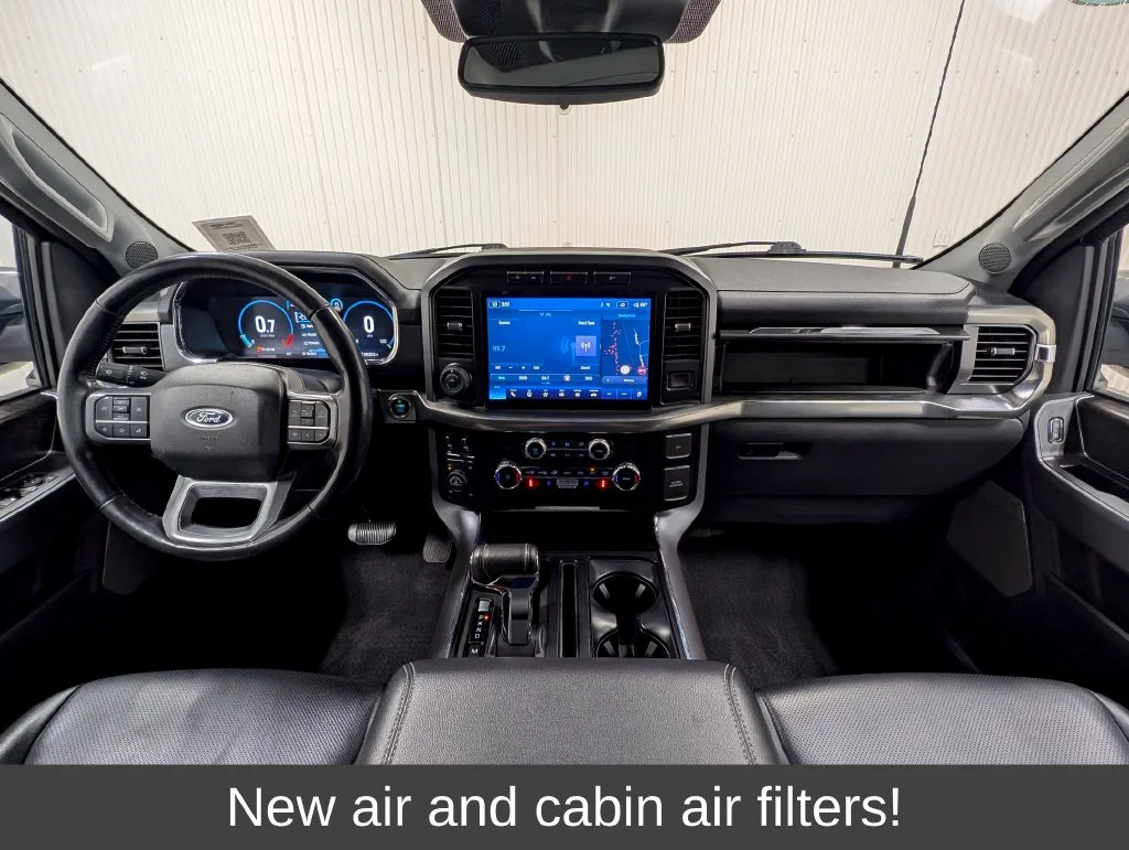 Certified Used 2023 Carbonized Gray Metallic Ford Lariat image 3