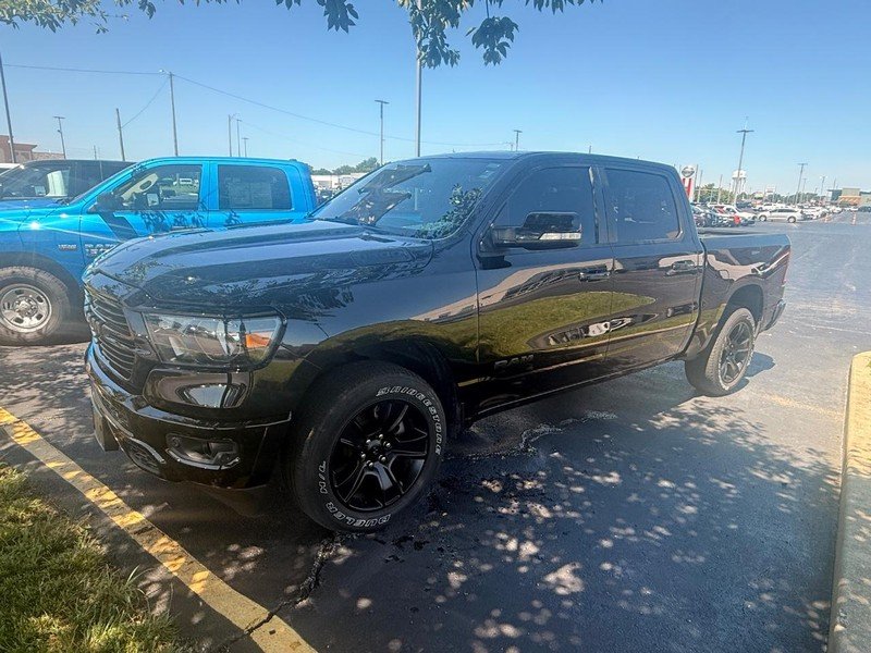 Used 2021 Diamond Black Crystal Pearlcoat Ram Big Horn 4x4 image 1