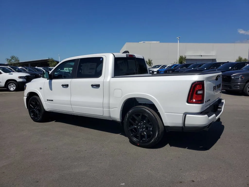New 2026 Ivory White Tri-Coat Pearl-Coat Exterior Paint RAM Laramie image 3