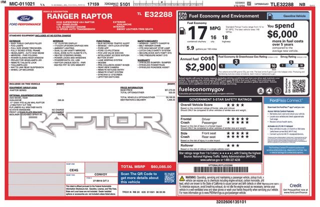 New 2026 Avalanche Ford Raptor® image 22