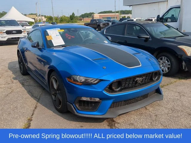 Used 2021 Blue Ford Mach 1 image 5