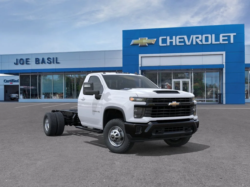 New 2026 Summit White Chevrolet Work Truck image 1