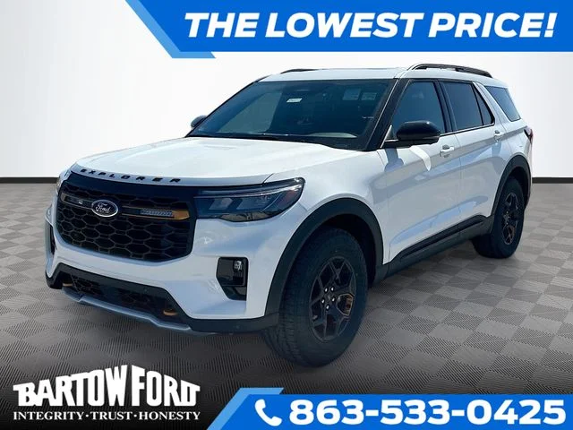 New 2026 White Metallic Ford Tremor image 1
