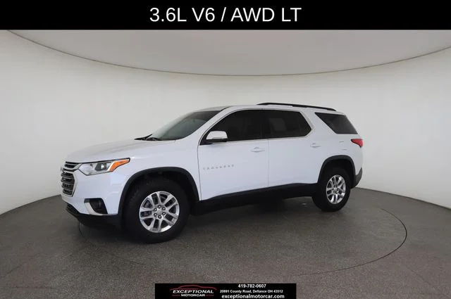 Used 2021 White Chevrolet 3LT W/Leather image 4